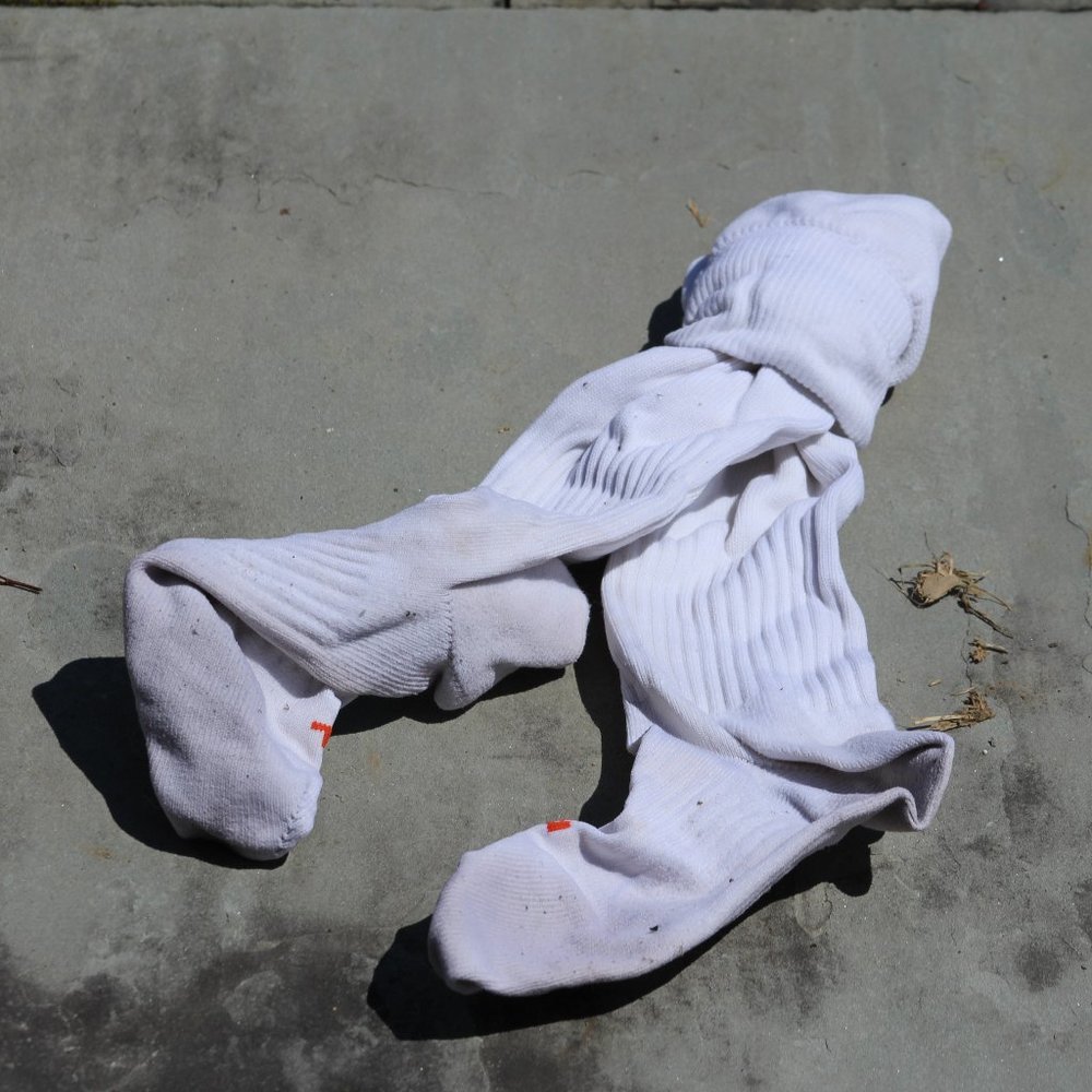 White Soccer socks